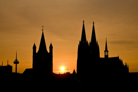 Silhouette von Köln