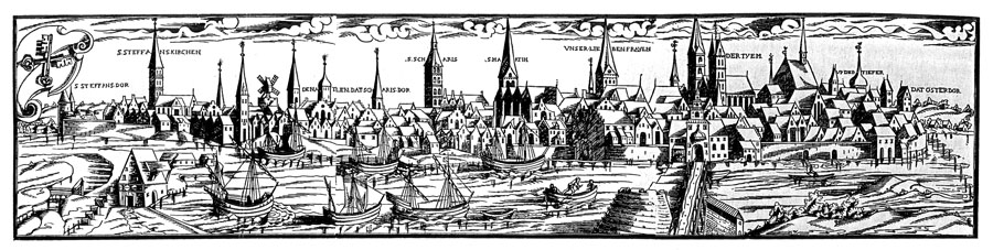 Stadtansicht Bremen 1564