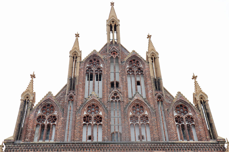 Neubrandenburg - Ostgiebel der Marienkirche