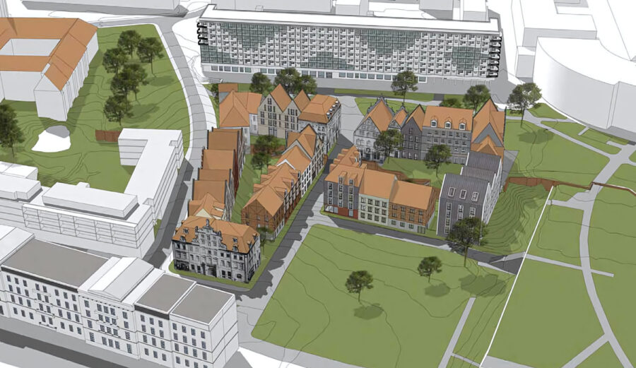 Magdeburg - Prämontratenserberg - Entwurf Polte