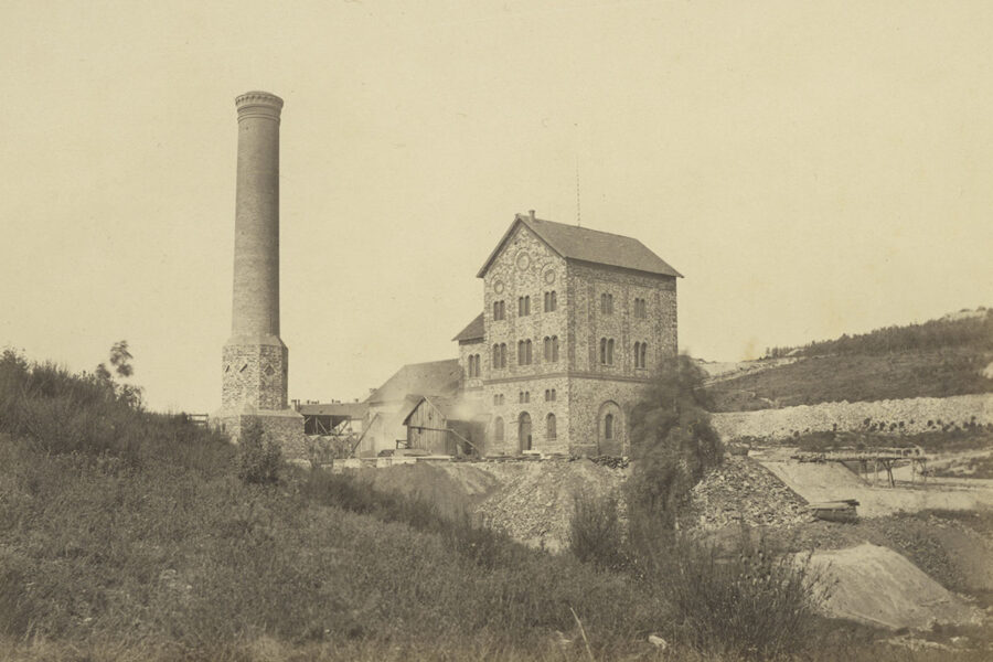 Haseschachtgebäude am Piesberg um 1874