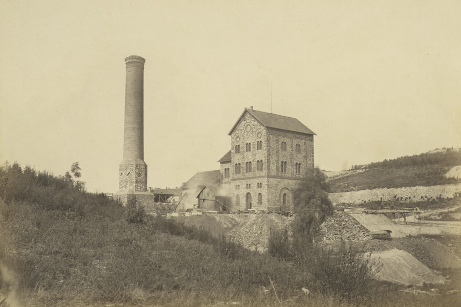 Haseschachtgebäude am Piesberg um 1874