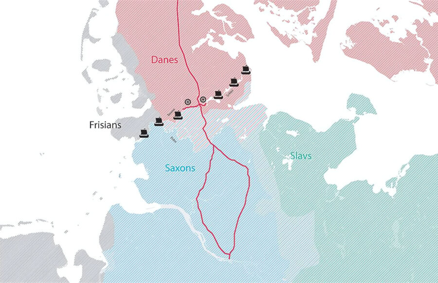 Handelsweg Eider - Treene - Schleswiger Landenge - Schlei