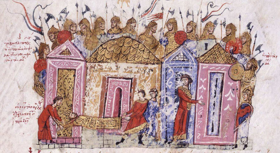 Byzantinische Warägergarde in der Chronik des Johannes Skylitzes