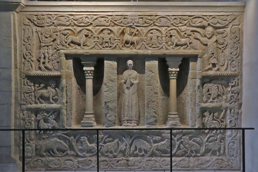 Stiftskirche Gernrode - Heiliges Grab - Westwand