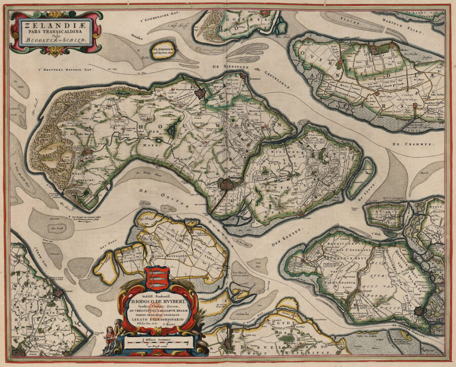 Karte Schouwen-Duiveland