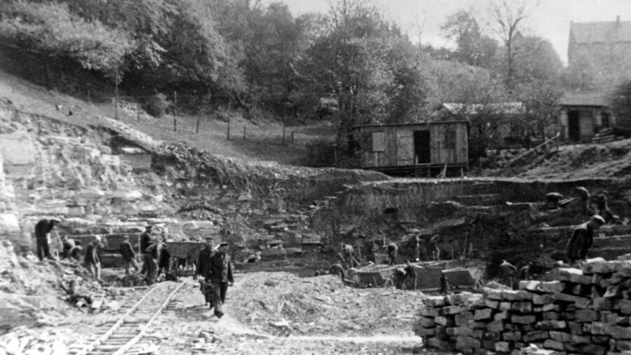 Steinbruch unterhalb der Wewelsburg
