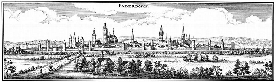 Paderborn - Merian 1641