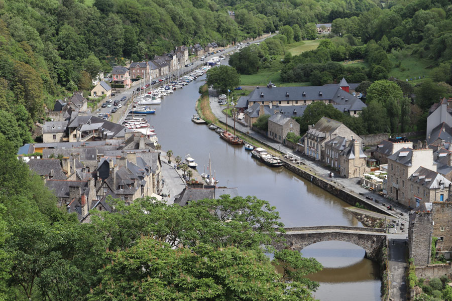 Hafen von Dinan an der Rance