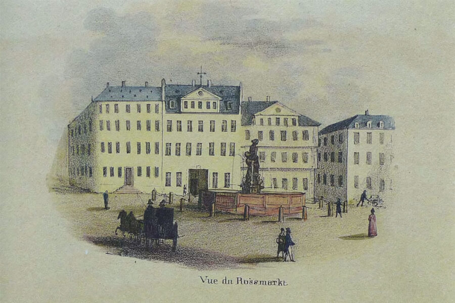 Friedrich Christain Reinermann - Rossmarkt Frankfurt