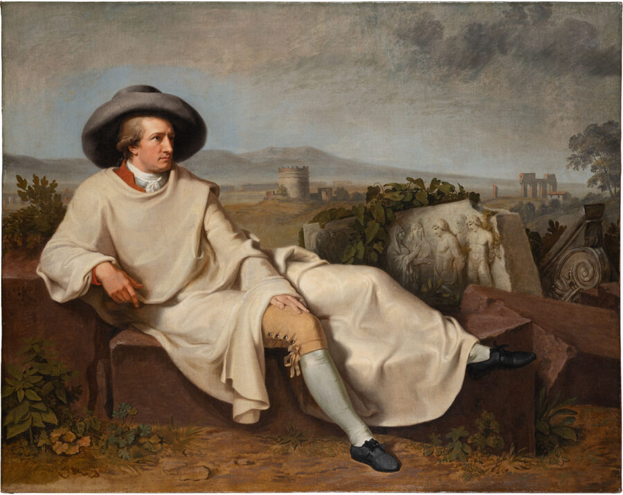 Johann Heinrich Wilhelm Tischbein - Goethe in der römischen Campagna