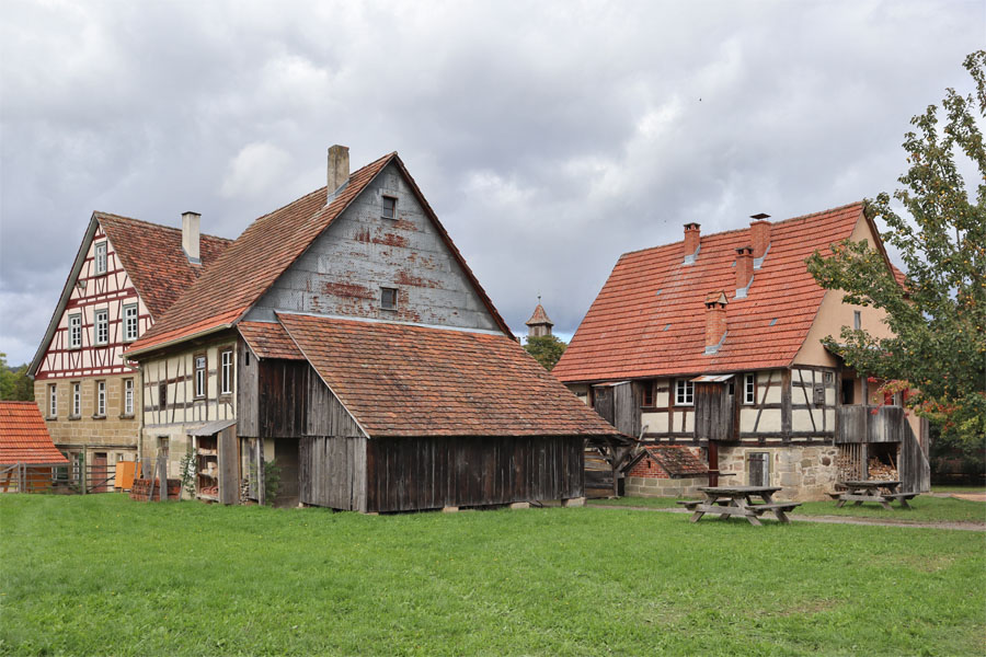 Hohenloher Freilandmuseum - Handwerkerhäuser im Hohenloher Dorf
