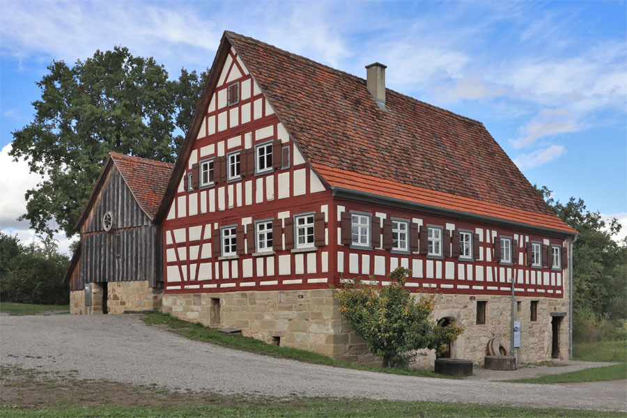 Hohenloher Freilandmuseum - Mühlenensemble aus Weipertshofen