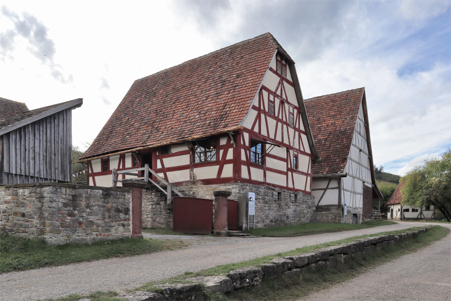 Hohenloher Freilandmuseum - Winzerhaus aus Sachsenflur