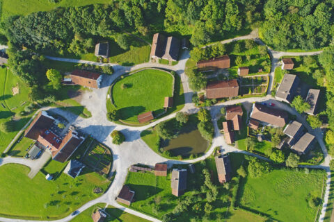 uftaufnahme Freilichtmuseum Detmold