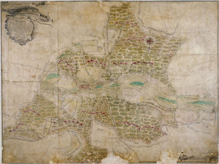 Plan der Klosteranlage Maulbronn 1761