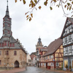 Korbach - Stechbahn mit Rathaus