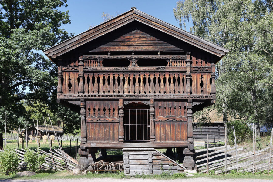 Norsk Folkemuseum - Loft Grimsgard aus Nes im Hallingdal