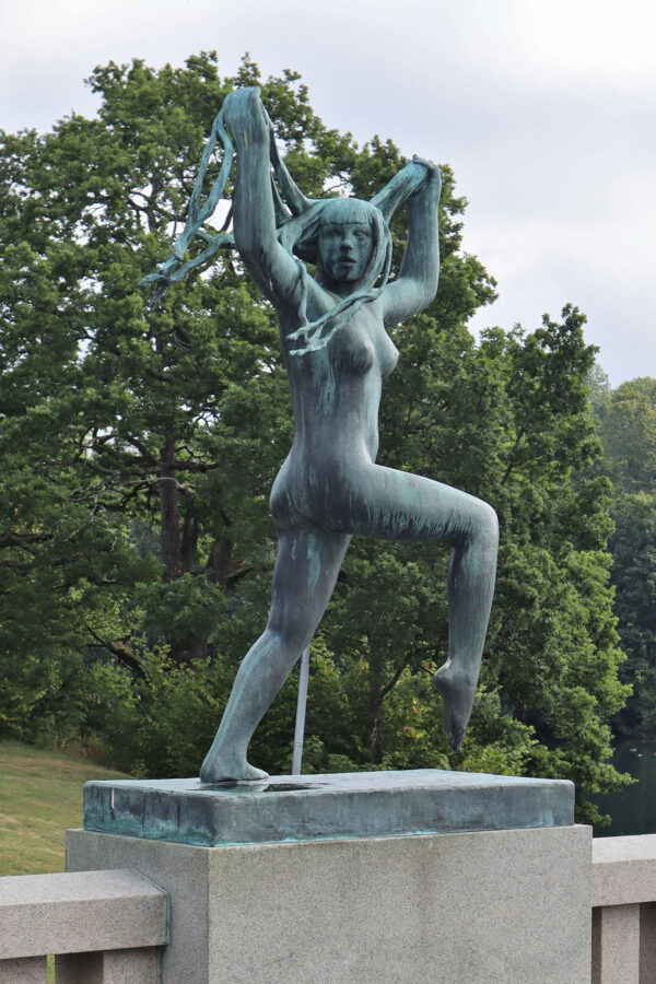 Oslo - Vigeland-Skulpturenpark - Brückenskulptur