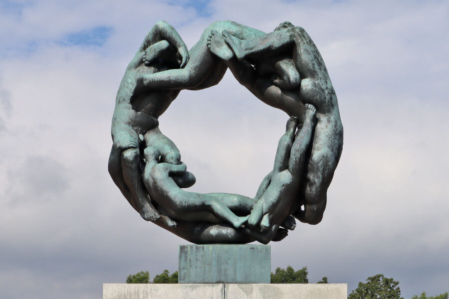 Oslo - Vigeland-Skulpturenpark - Lebensrad