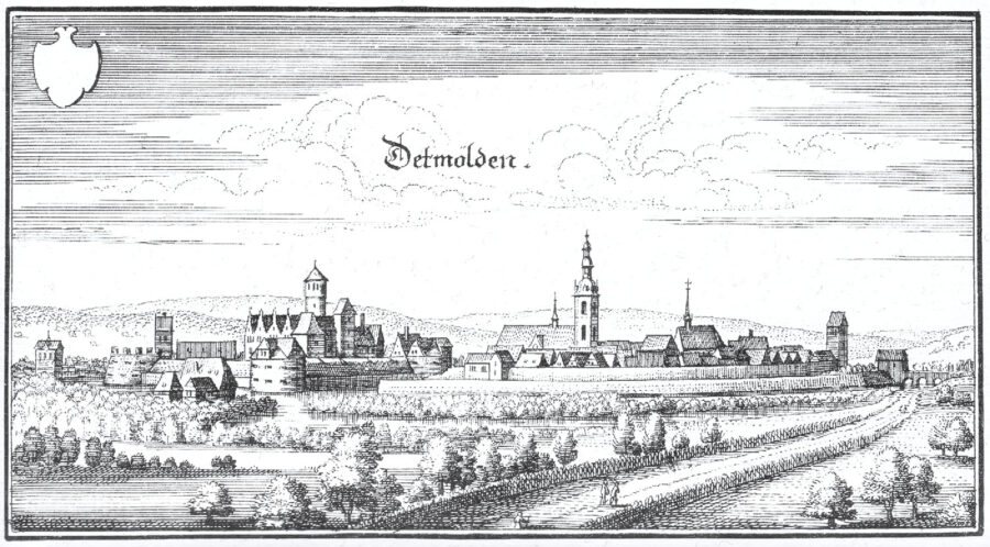 Detmold - Kupferstich Merian