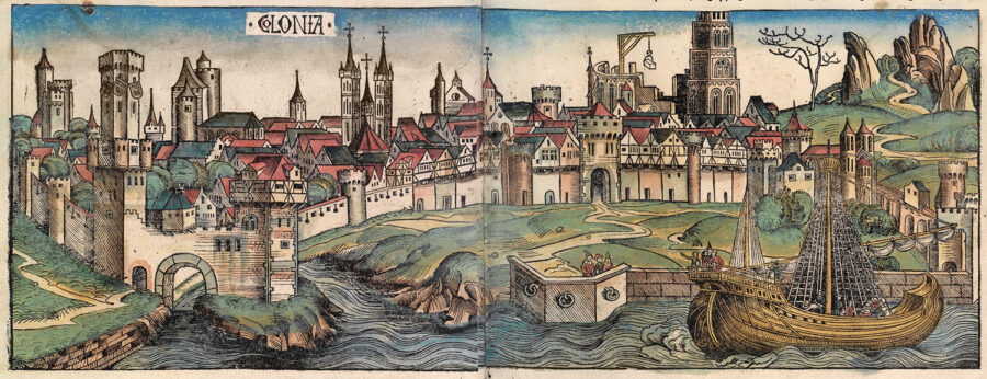 Stadtansicht Köln - Schedelsche Weltchronik