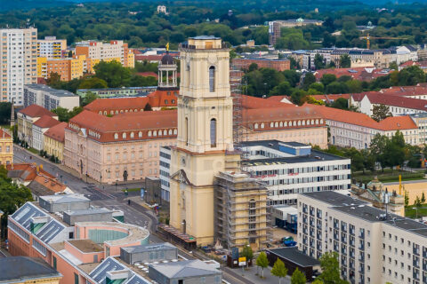 Garnisonkirche Potsdam - Luftaufnahme