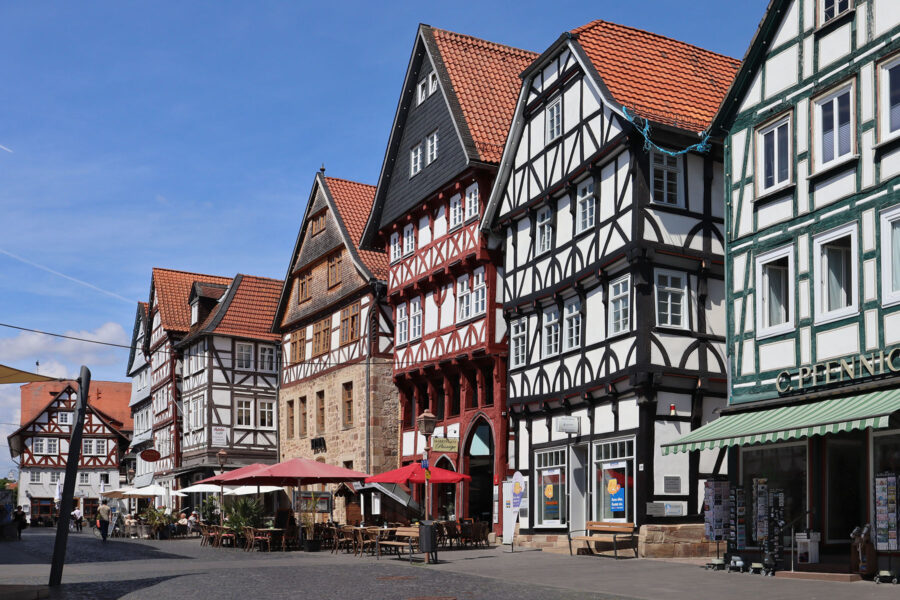 Fritzlar - Nordseite des Marktplatzes