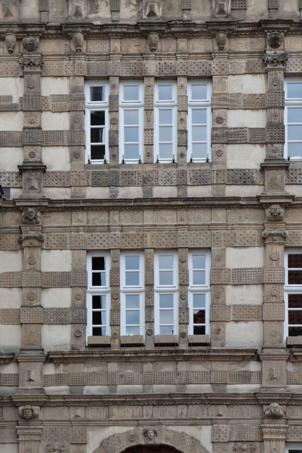 Hameln - Rattenfängerhaus - Fassadenornamente