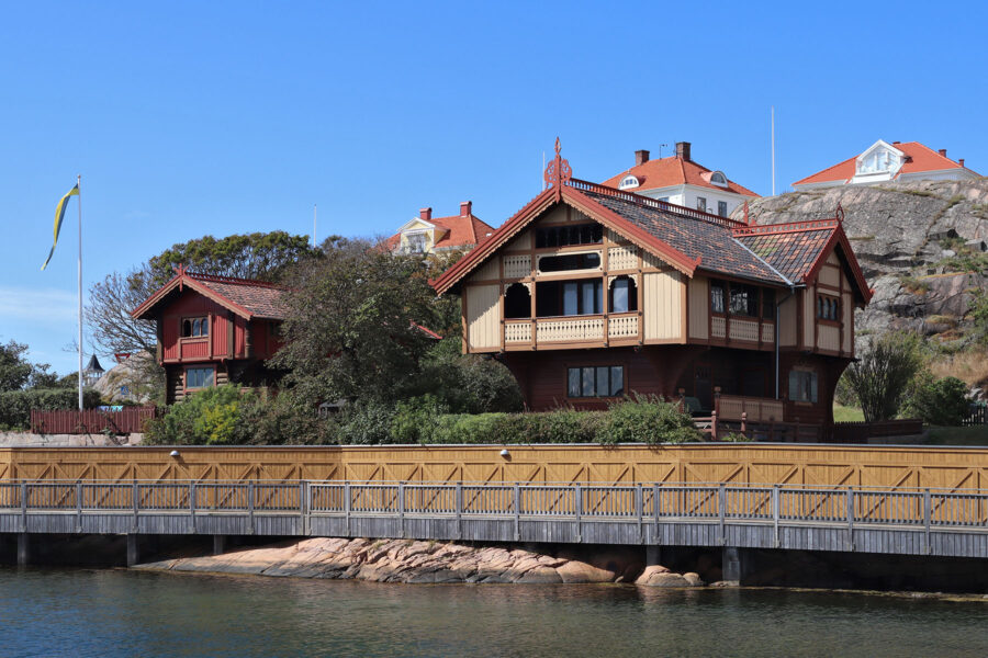 Lysekil - Villen an Strandpromenade